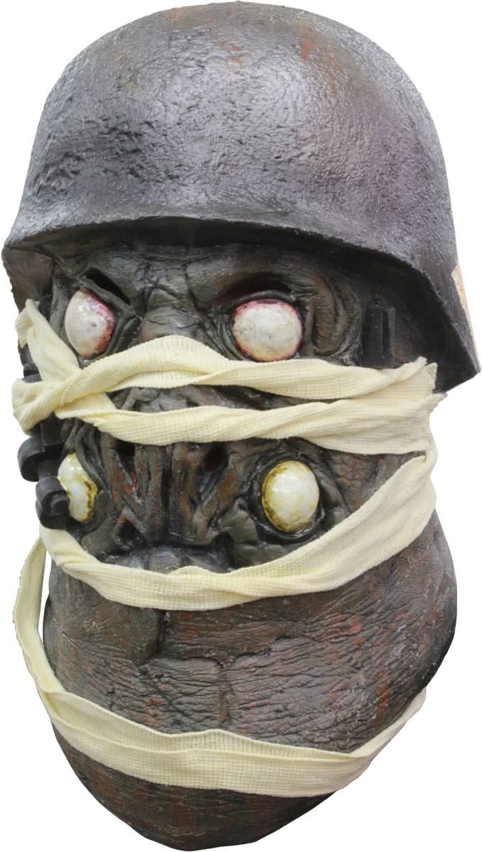 Integraal masker Frankensteins Army™ Zombot voor volwassenen  - Verkleedmasker - One size